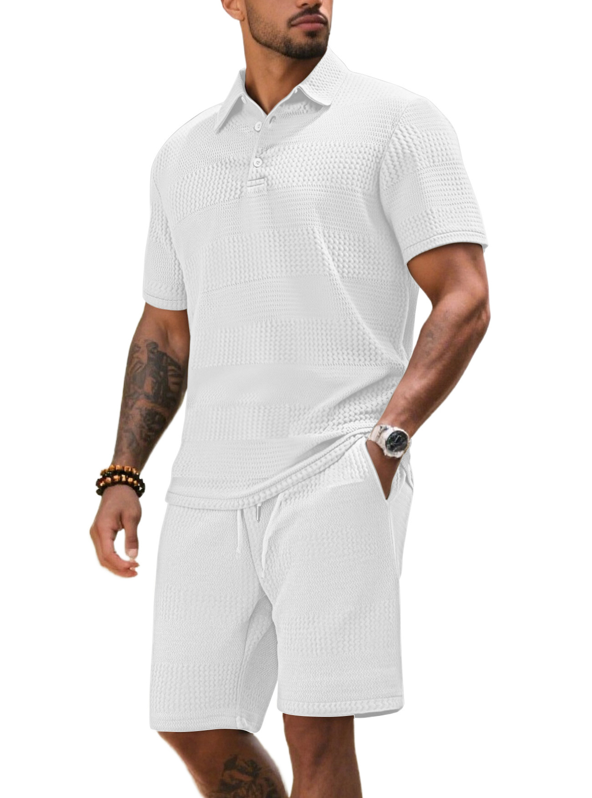 Waffle Polo Set