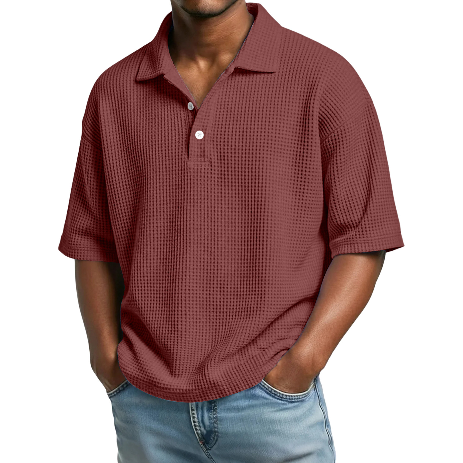 Premium Waffle Polo