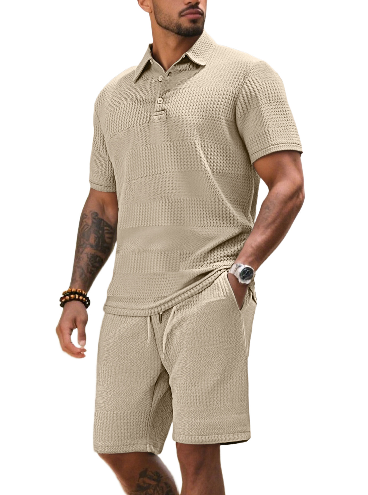 Waffle Polo Set