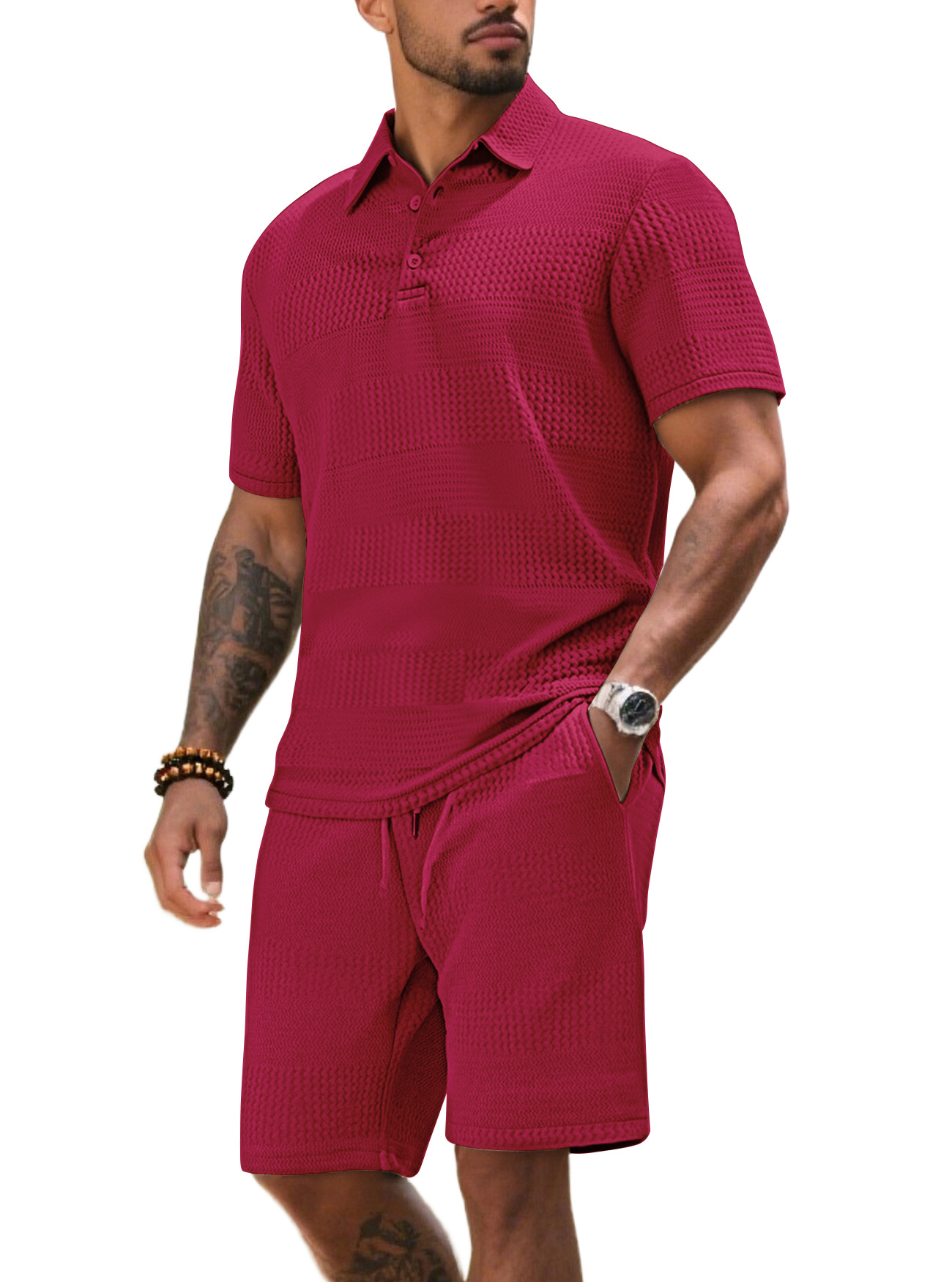 Waffle Polo Set