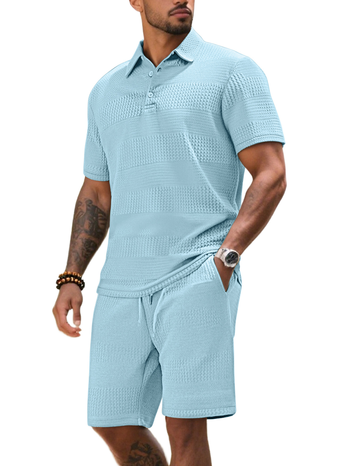 Waffle Polo Set