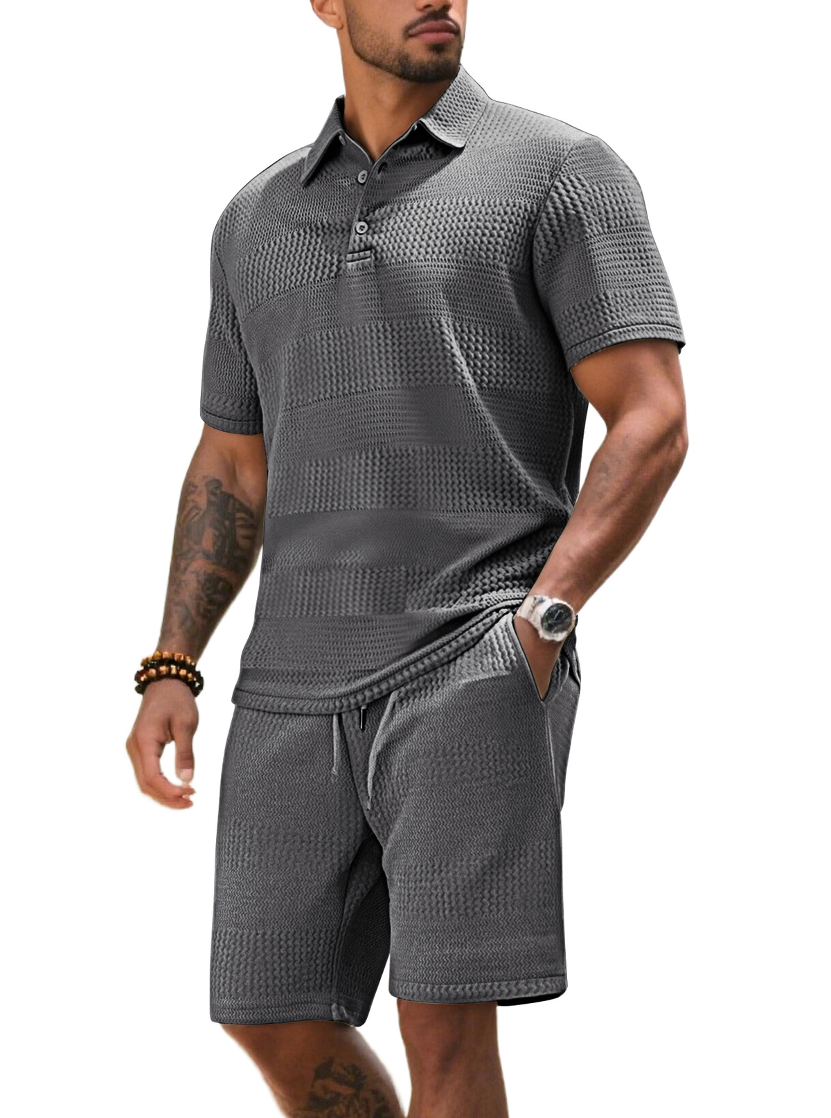 Waffle Polo Set