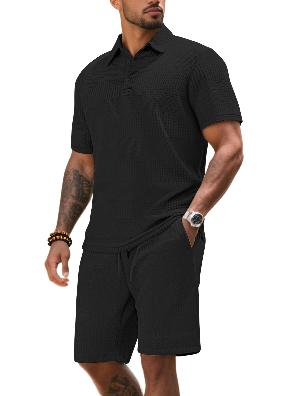 Waffle Polo Set