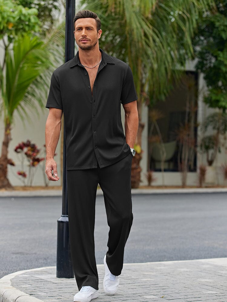 Relaxed Shirt Set Combo