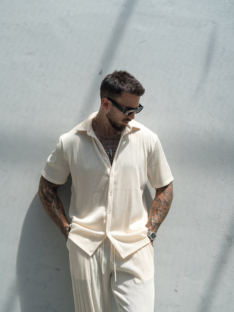 Relaxed Shirt Set Combo