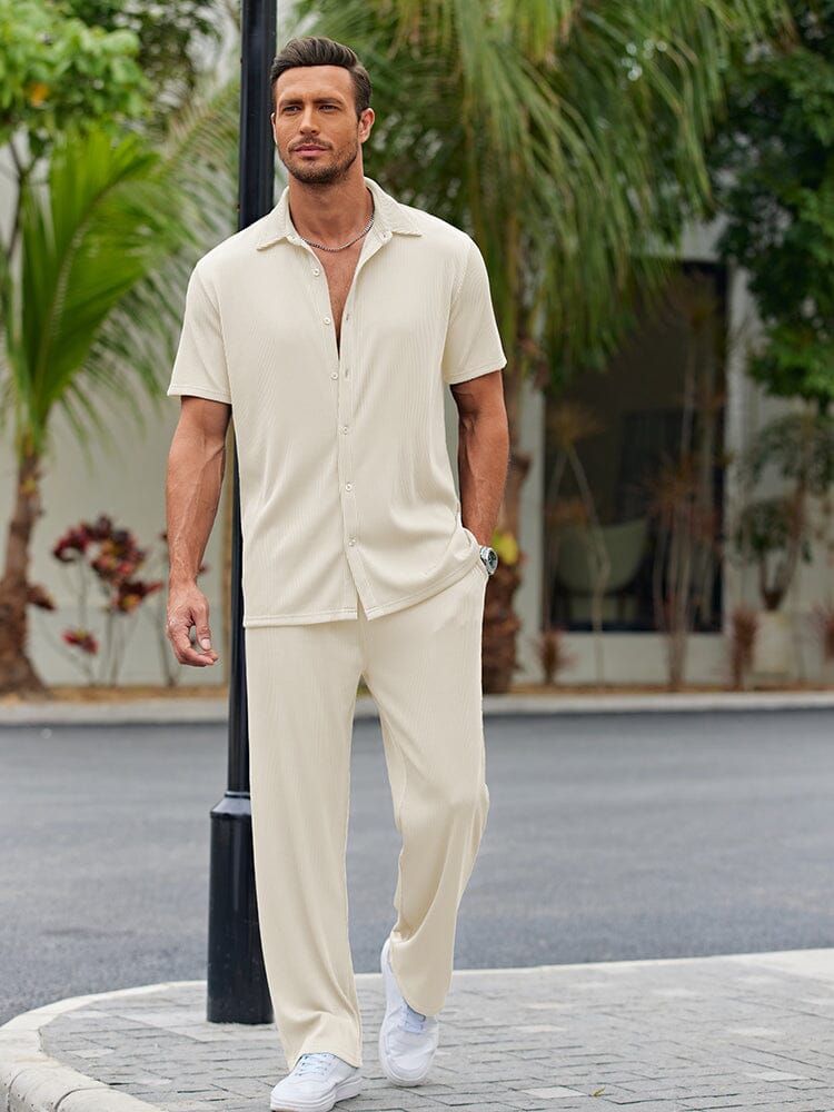 Relaxed Shirt Set Combo