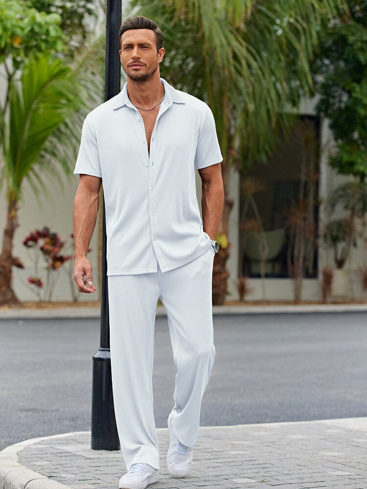 Relaxed Shirt Set Combo