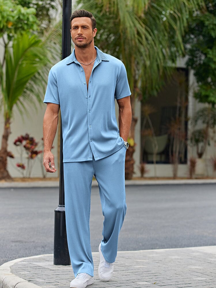 Relaxed Shirt Set Combo
